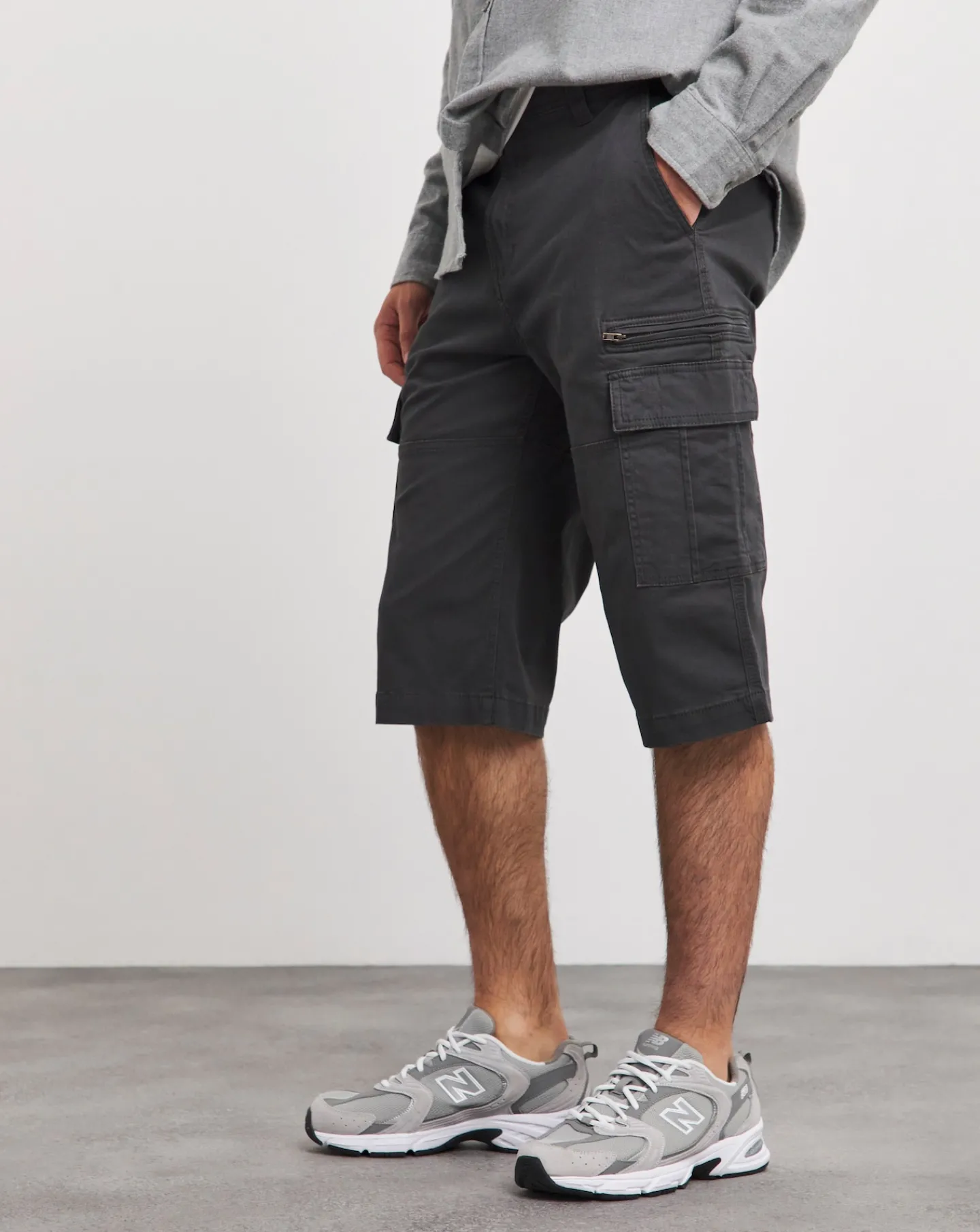 Jacamo 3/4 Length Twill Cargo Short