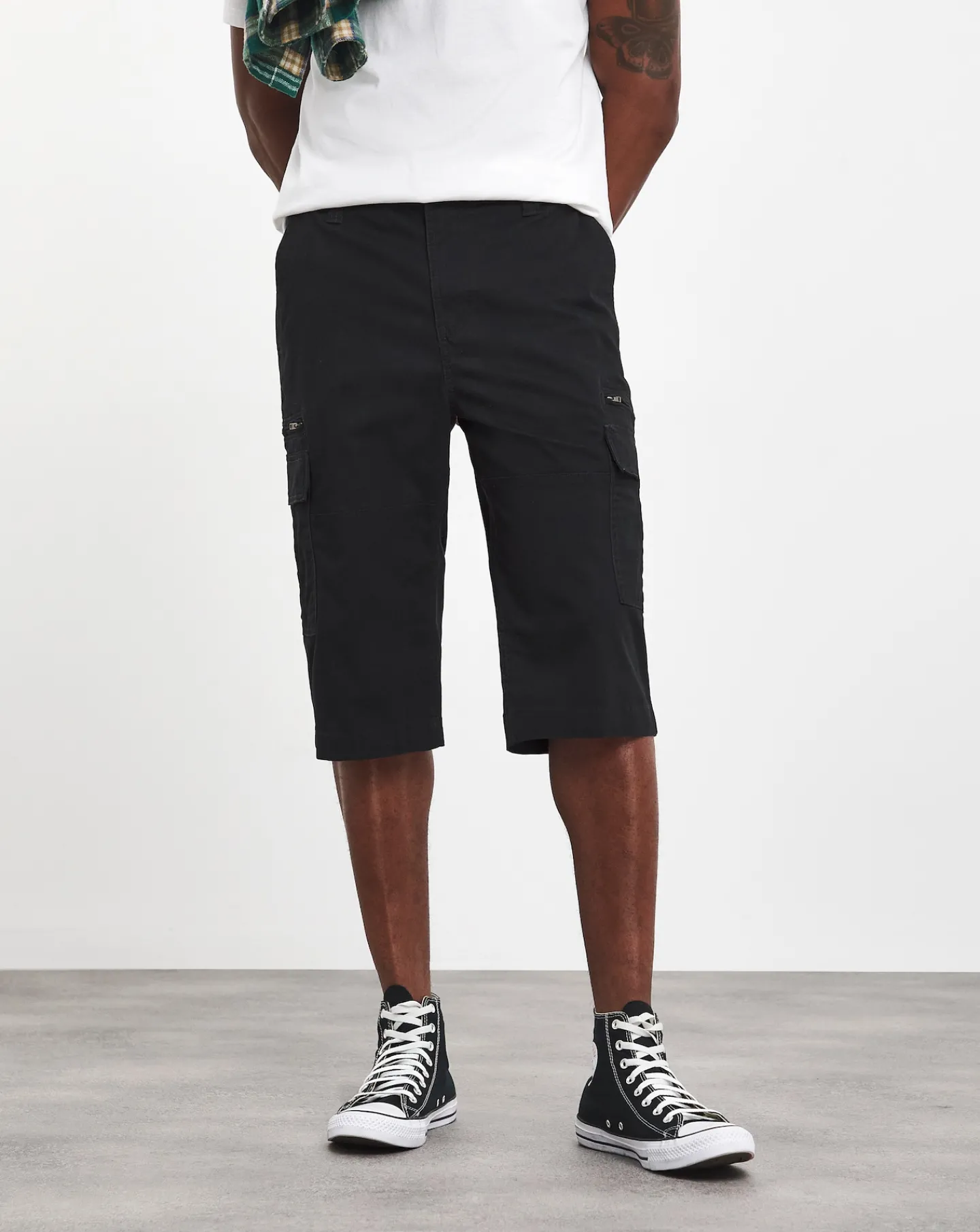 Jacamo 3/4 Length Twill Cargo Short