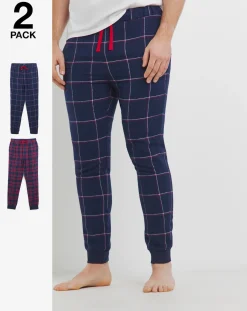 Jacamo 2 Pack Fleece Lounge Pants