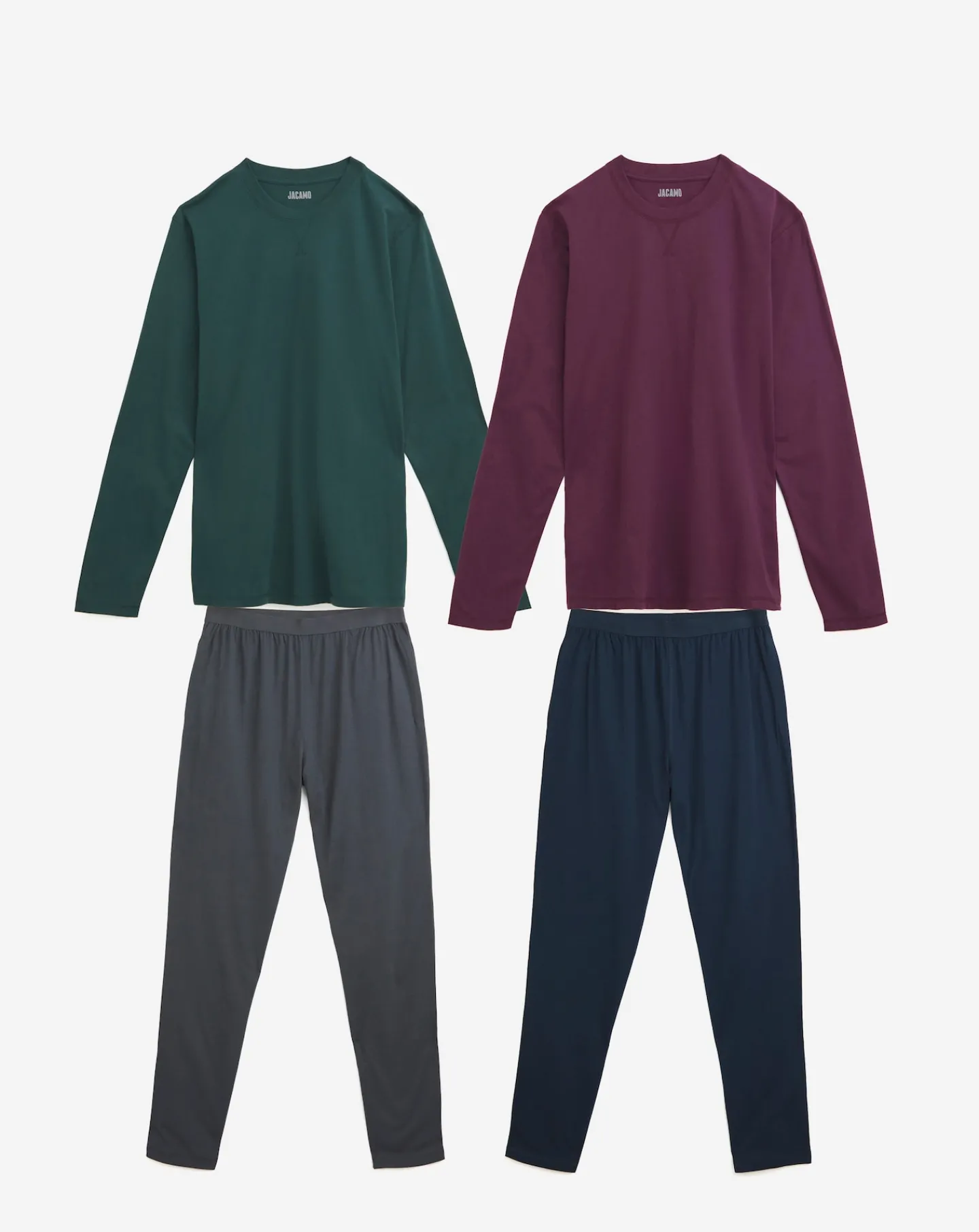 Jacamo 2 Pack Long Sleeve PJ Set
