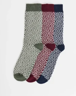 Jacamo 3 Pack Patterned Boot Sock