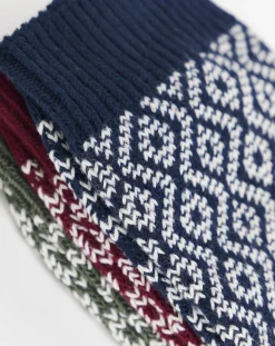 Jacamo 3 Pack Patterned Boot Sock