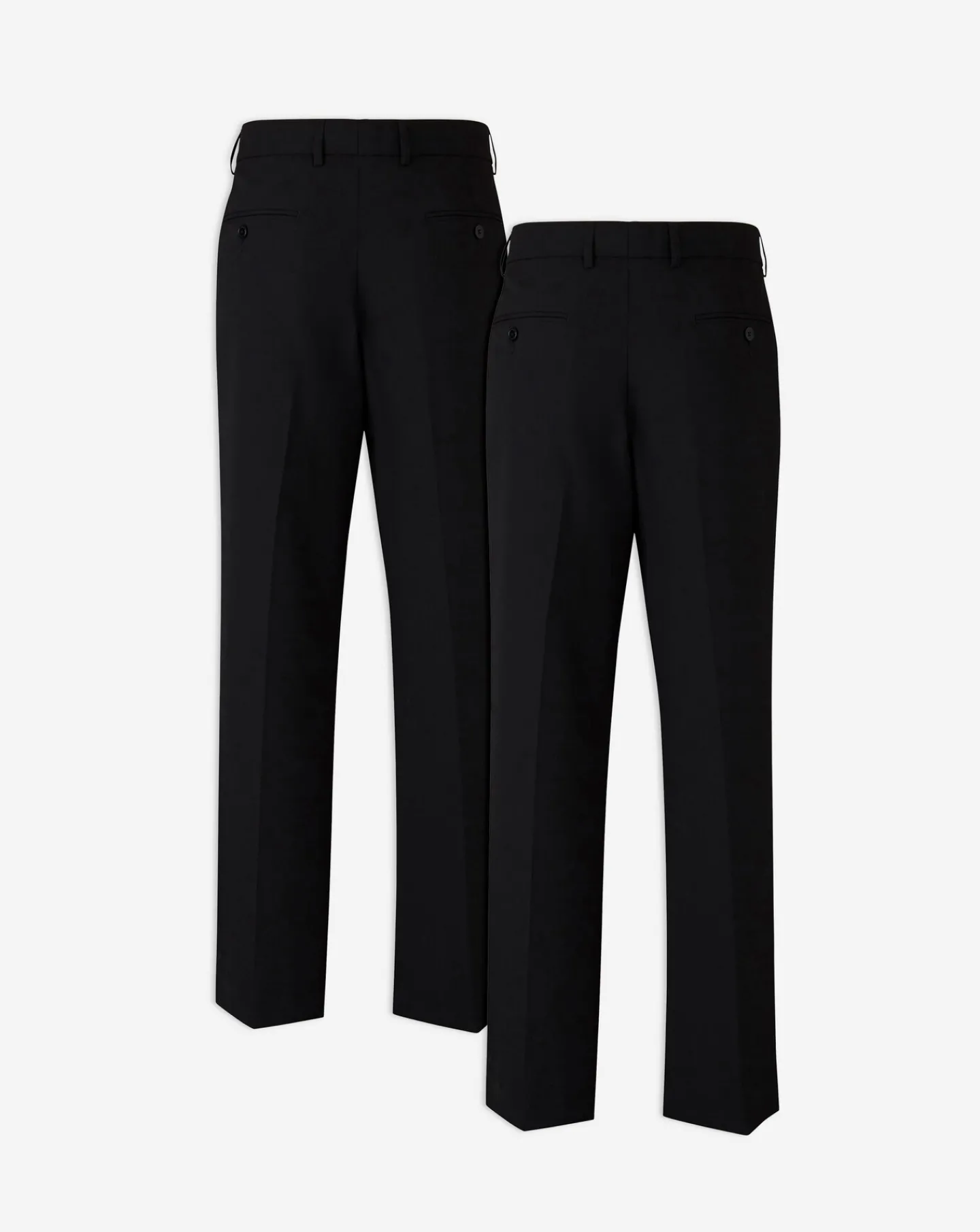 Jacamo 2 Pack Regular Pleat Stretch Formal Trouser