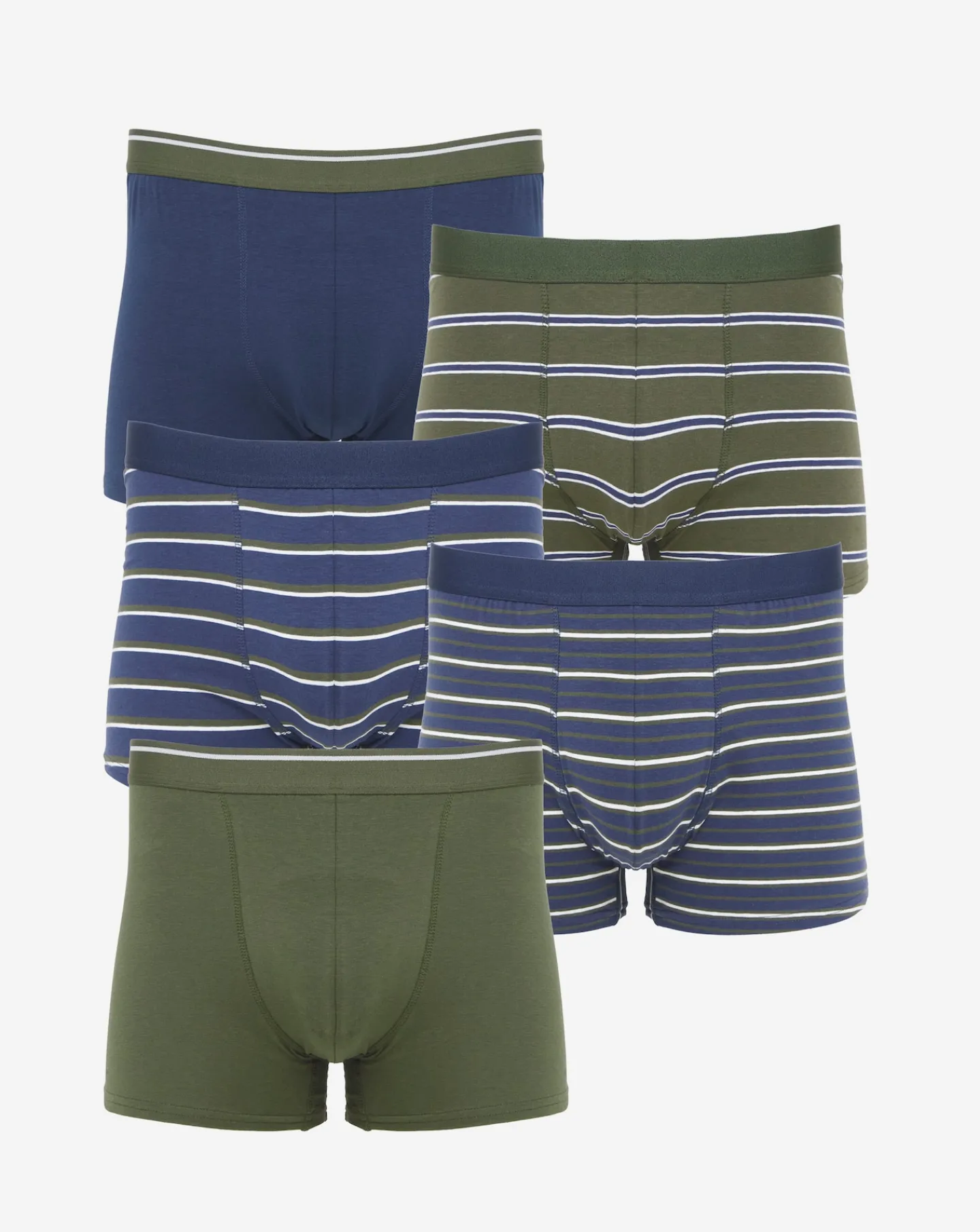 Jacamo 5 Pack Stripe Hipsters