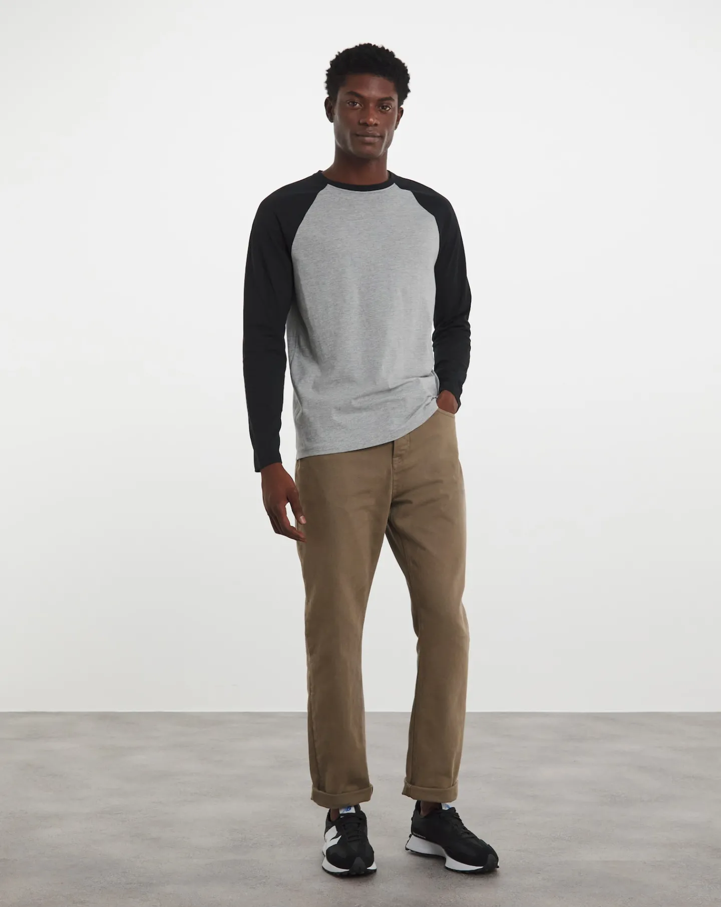 Jacamo 3 Pk Long Sleeve Raglan T-shirt Long