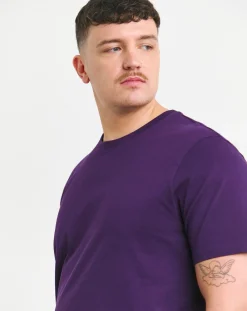 Jacamo 5 Pk Pure Cotton Crew Neck T-Shirts Long