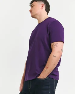 Jacamo 5 Pk Pure Cotton Crew Neck T-Shirts Long