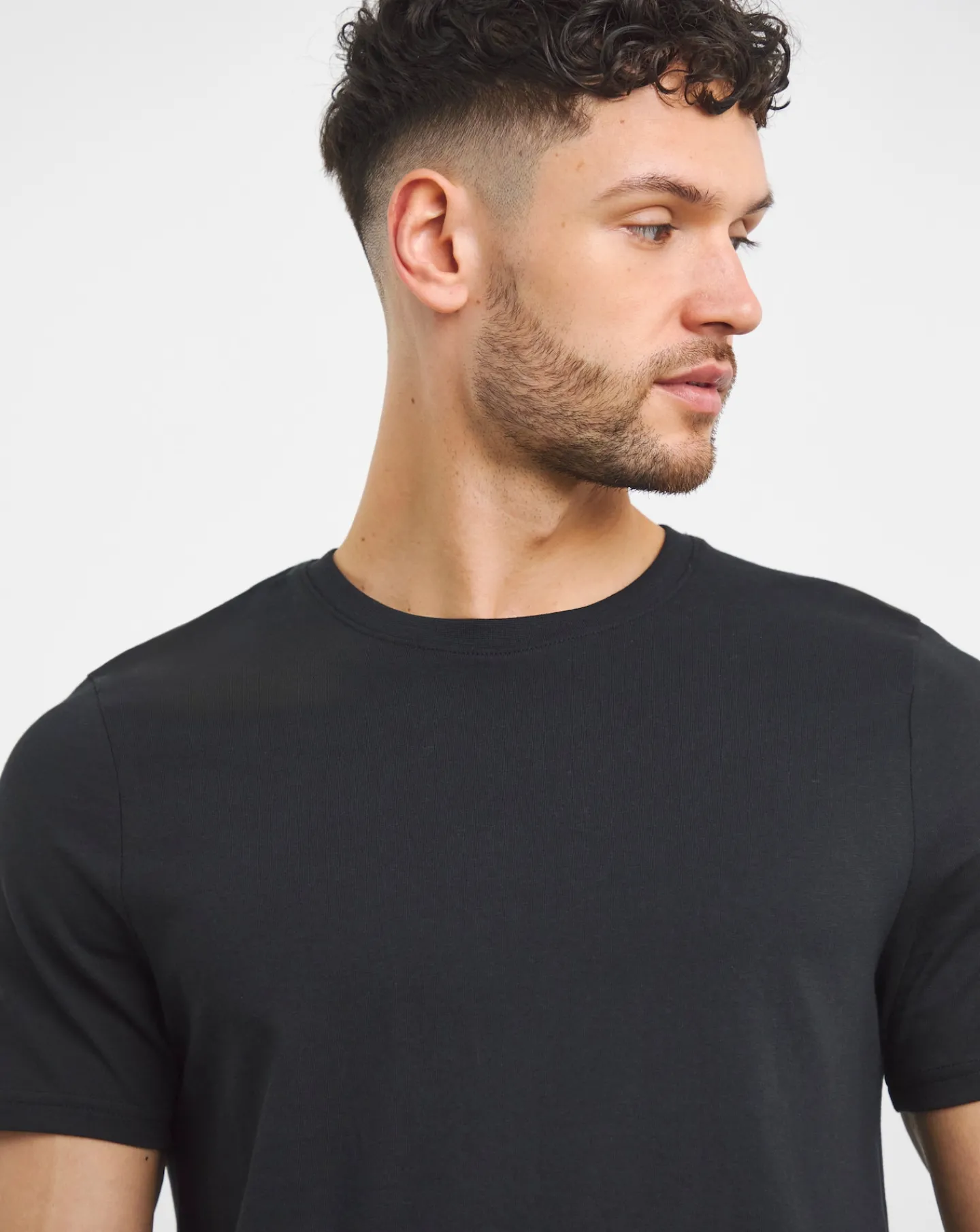 Jacamo 5 Pk Pure Cotton Crew Neck T-Shirts