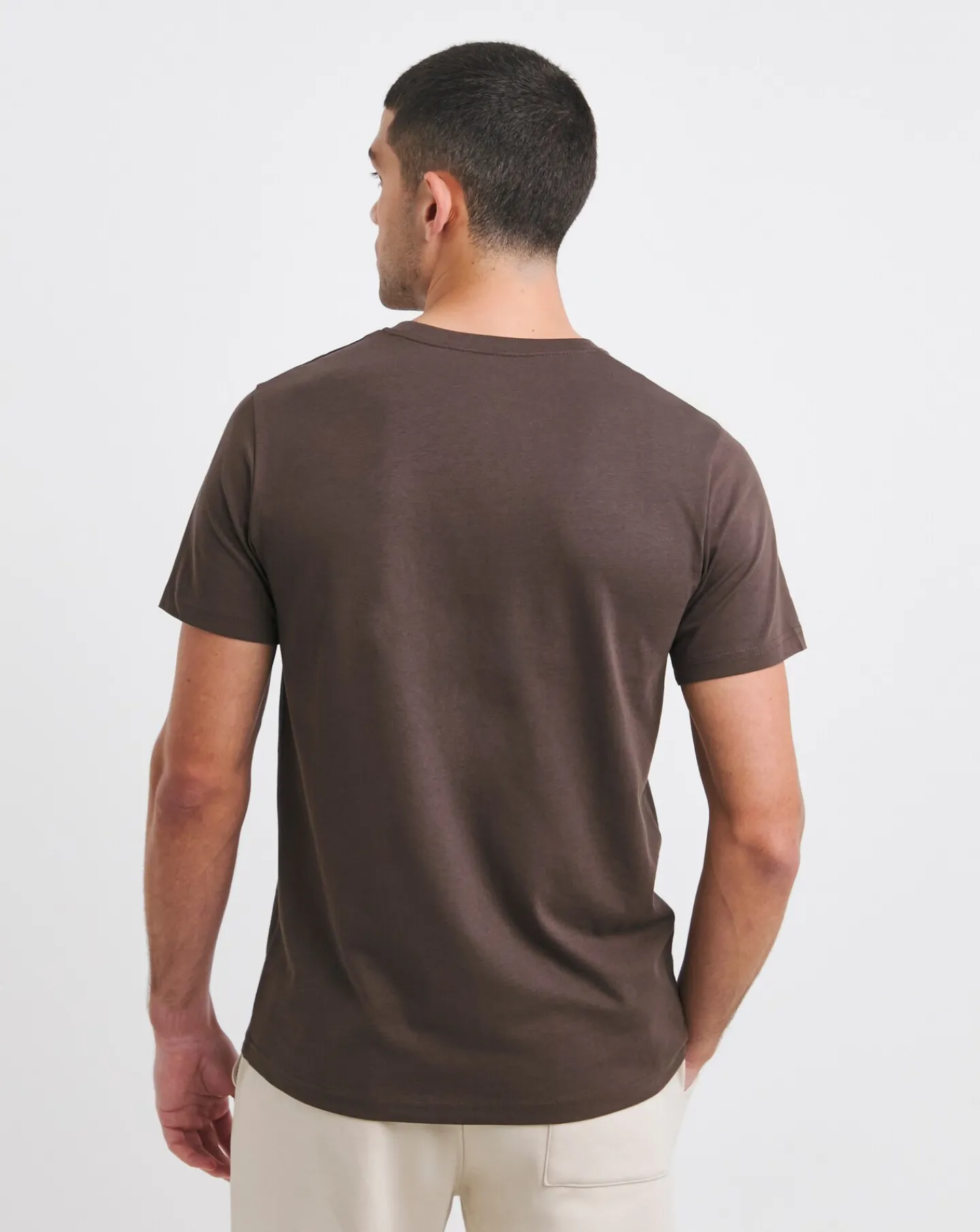 Jacamo 5 Pk Pure Cotton Crew T-Shirts Long
