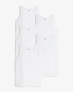 Jacamo 5 Pk Pure Cotton Vests