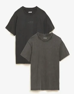 Jacamo 2 Pk Relaxed Fit Graphic T-Shirts
