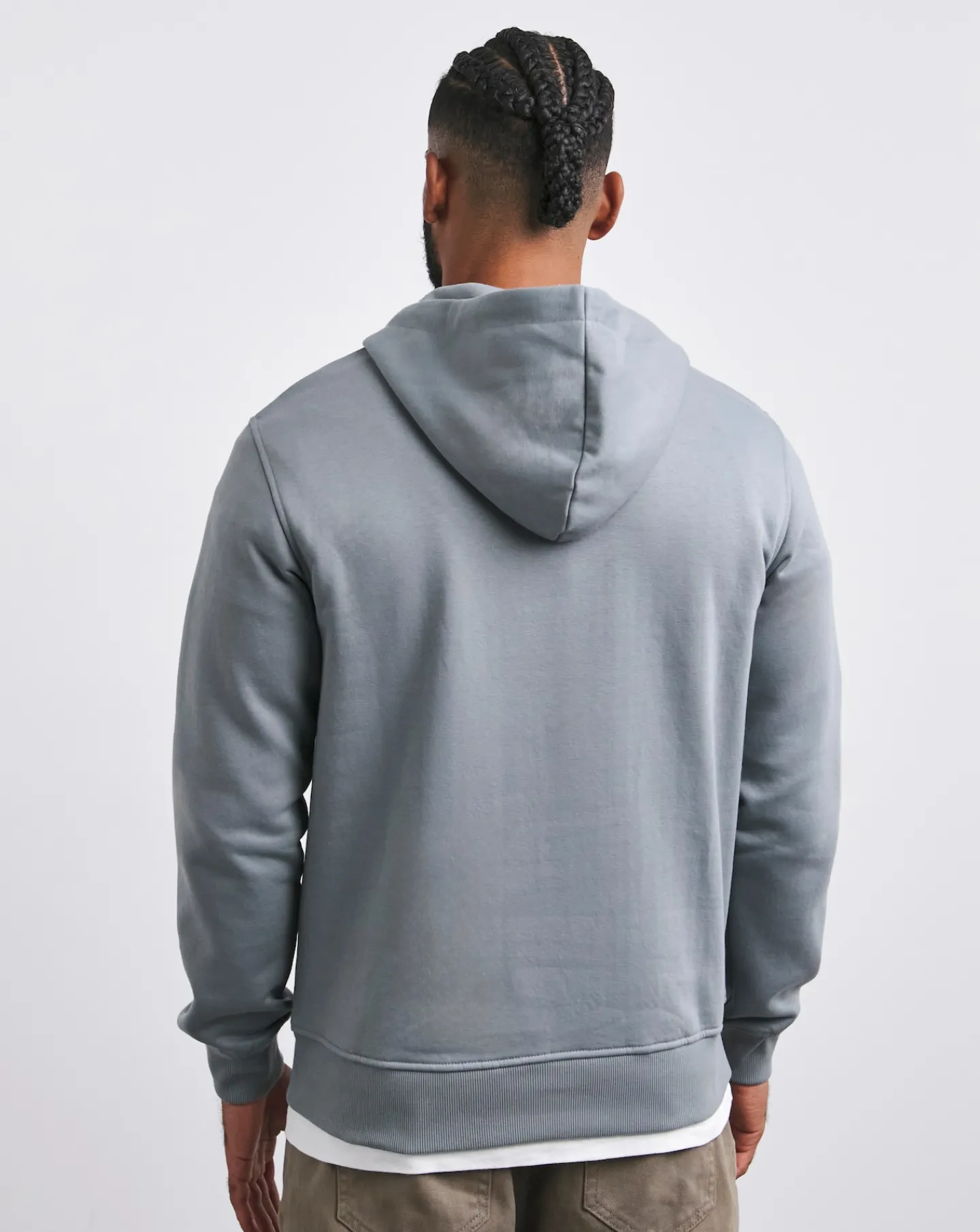 Jacamo 1/4 Zip Hoodie Long
