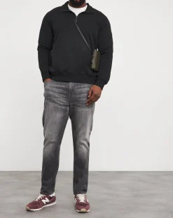 Jacamo 1/4 Zip Neck Sweatshirt Long