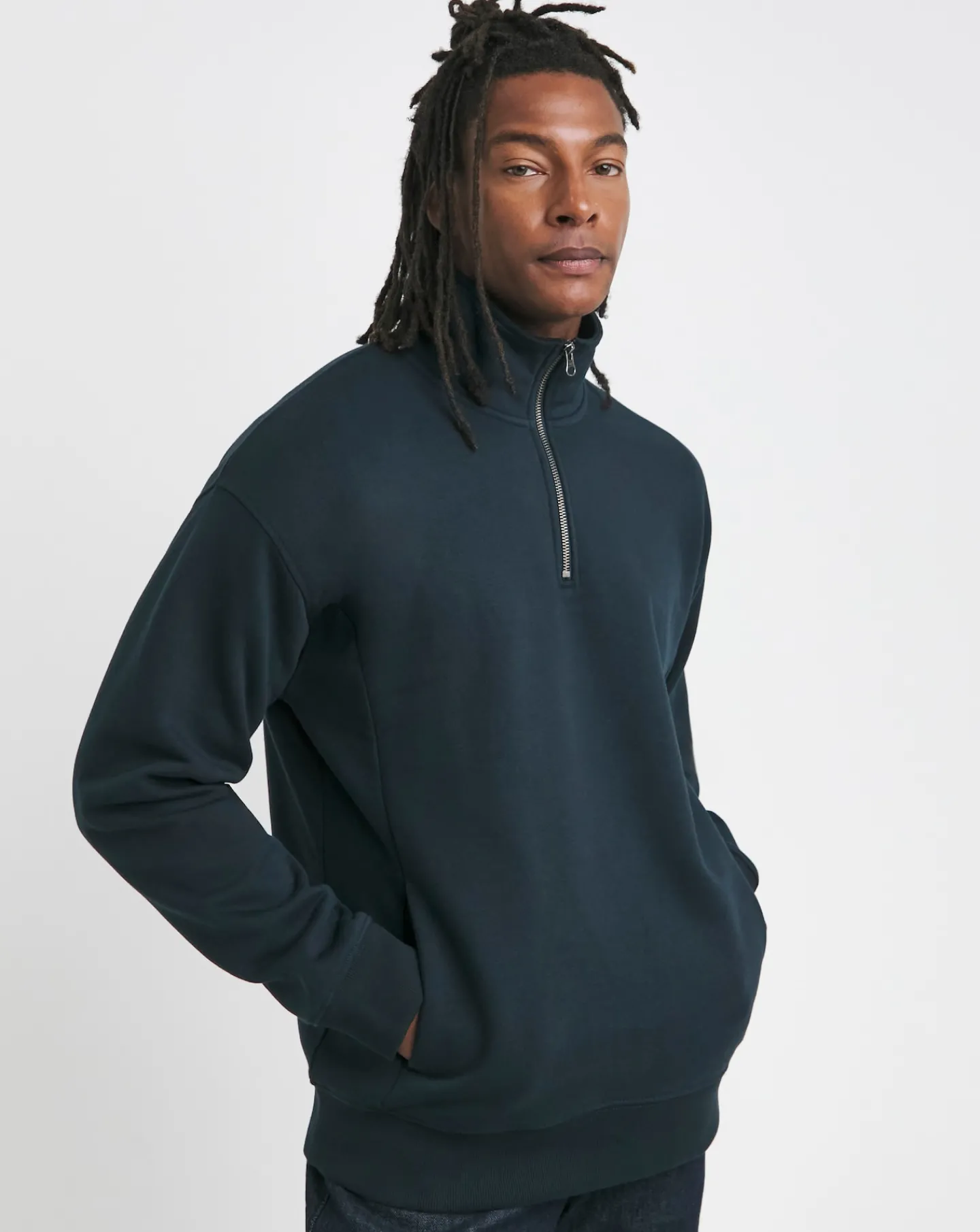 Jacamo 1/4 Zip Relax Fit Sweatshirt