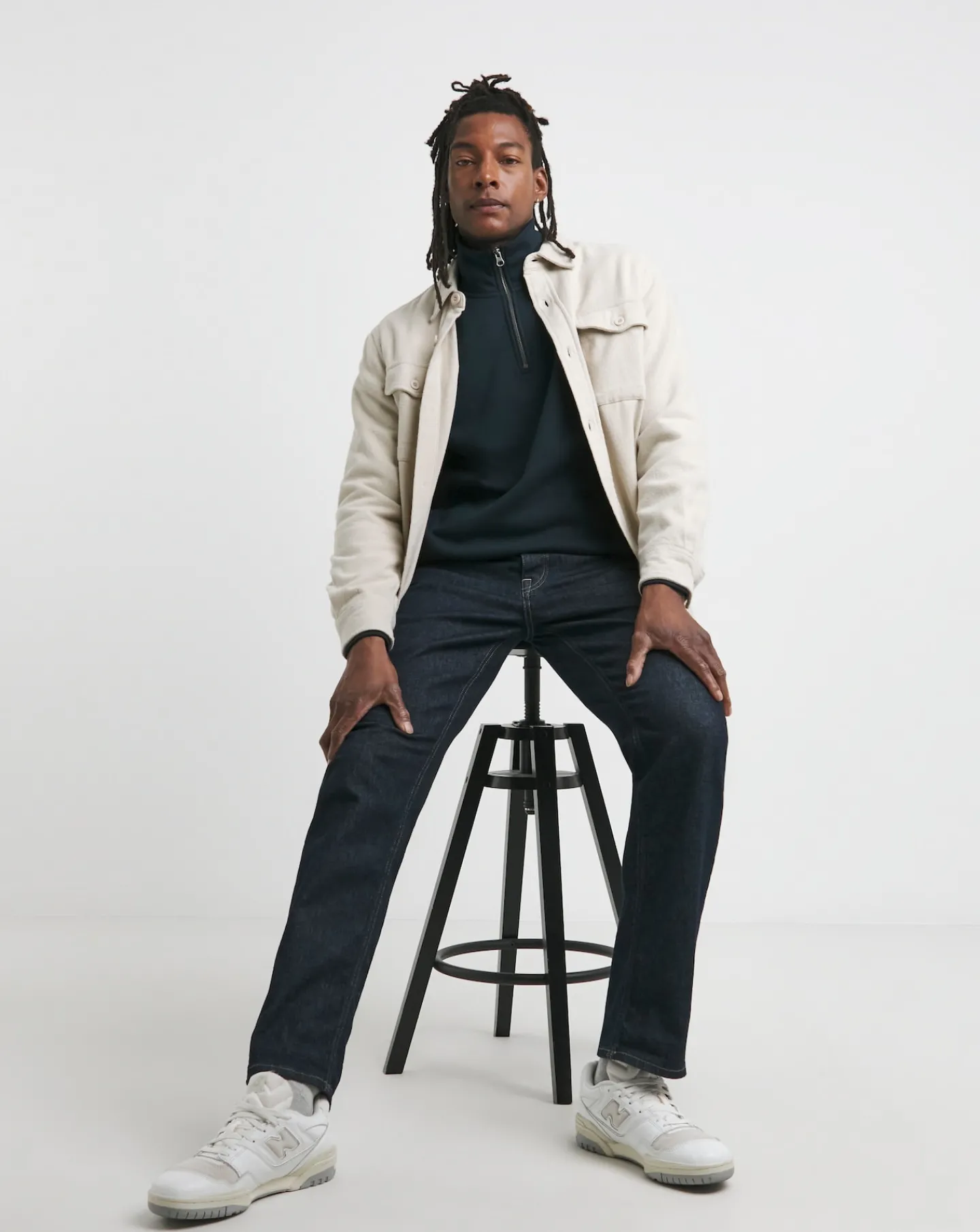 Jacamo 1/4 Zip Relax Fit Sweatshirt