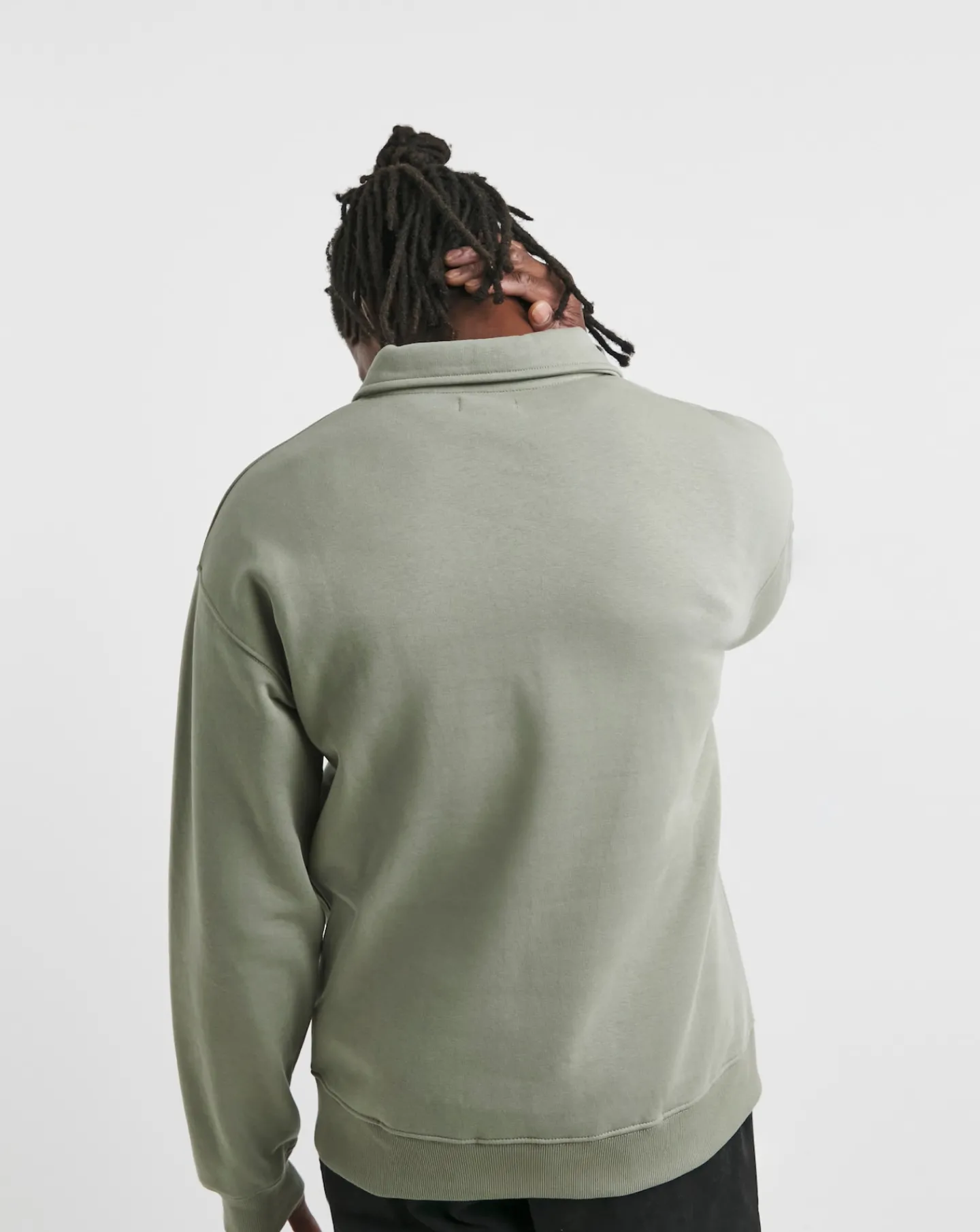 Jacamo 1/4 Zip Relaxed Fit Polo Sweat