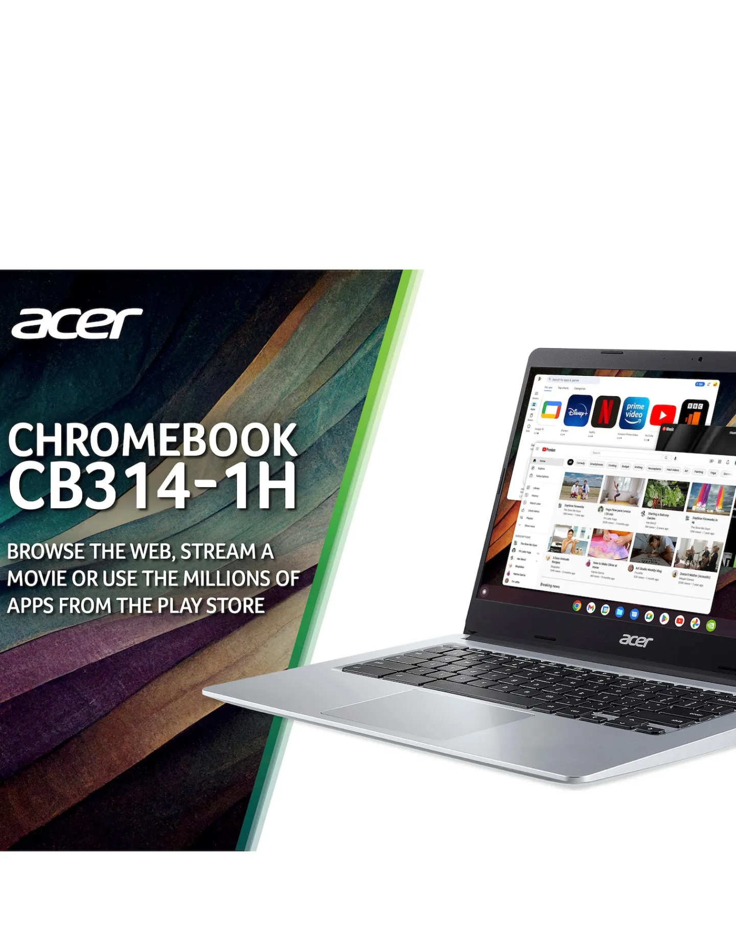 acer 315 Intel Celeron 4GB/128GB 14in Chromebook -