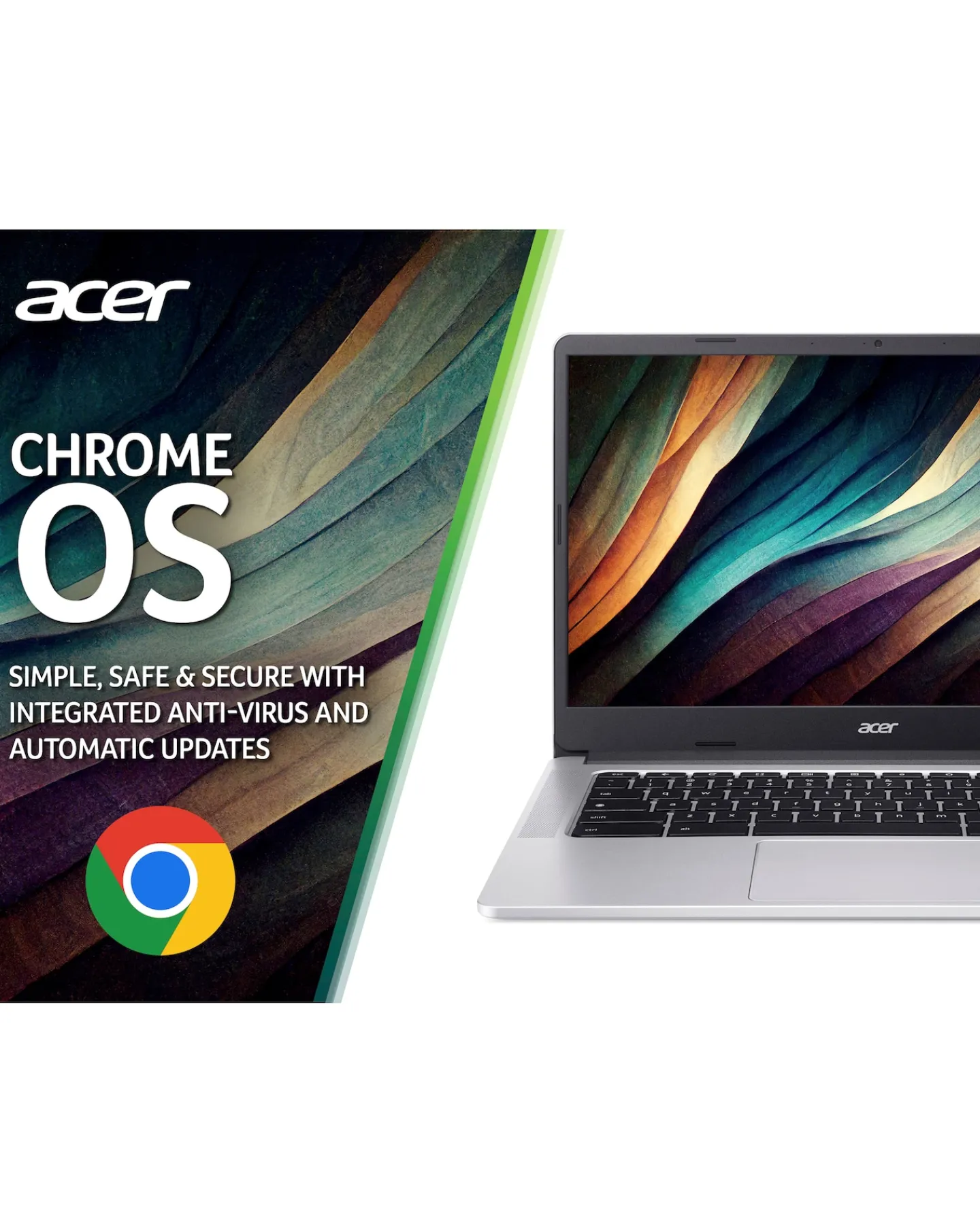 acer Chromebook 314 - 14in FHD Intel Celeron N4500 4GB 128GB