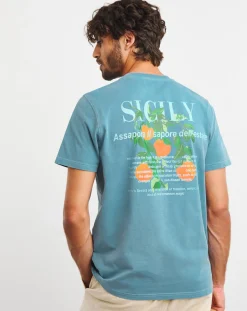 Jacamo Acid Wash Sicily Graphic T-Shirt
