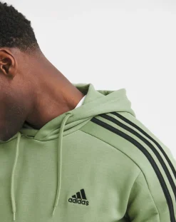 adidas 3 Stripes Fleece Hoodie