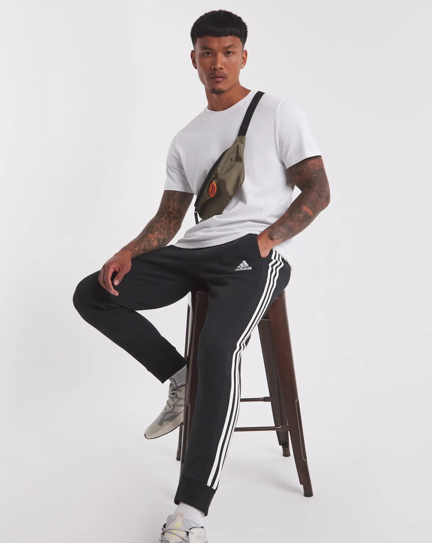 adidas 3 Stripes Fleece Pants