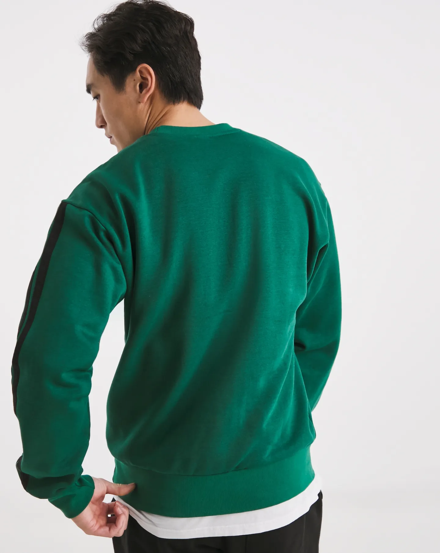 adidas 3 Stripes Fleece Sweatshirt