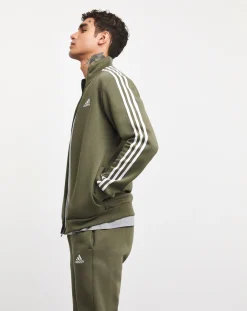 adidas 3 Stripes Fleece Tracksuit