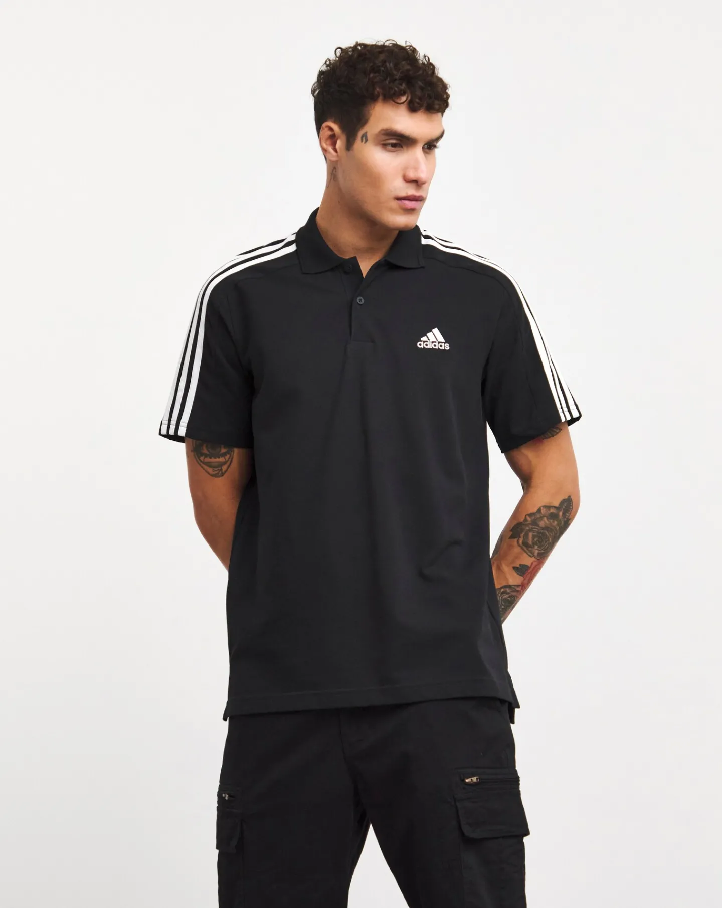adidas 3 Stripes Polo Shirt
