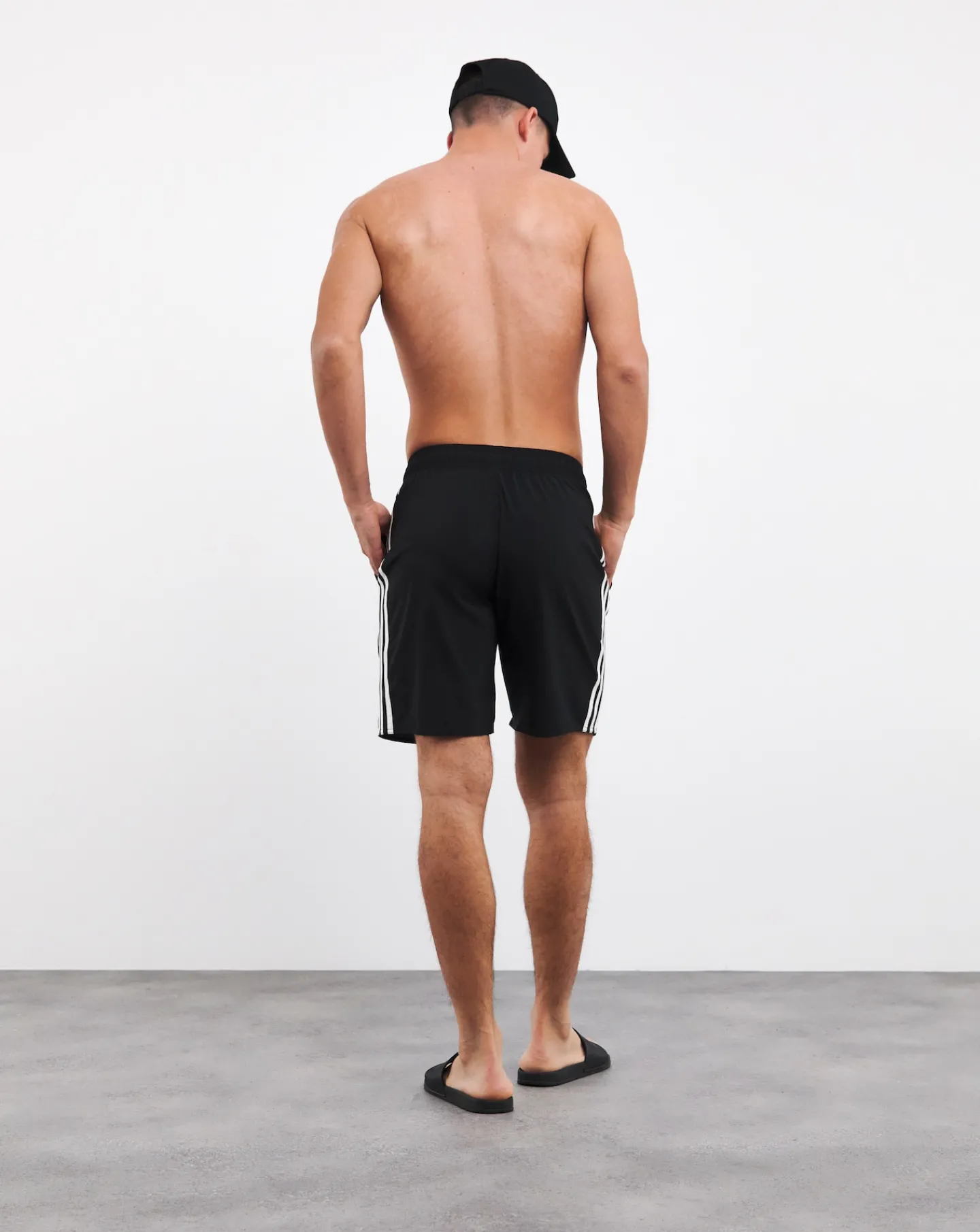 adidas 3 Stripes Swim Shorts