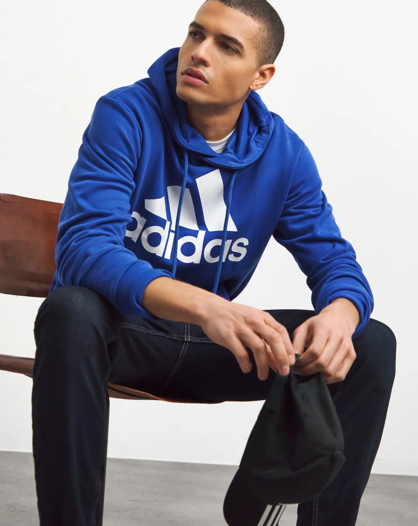 adidas Big Logo French Terry Hoodie