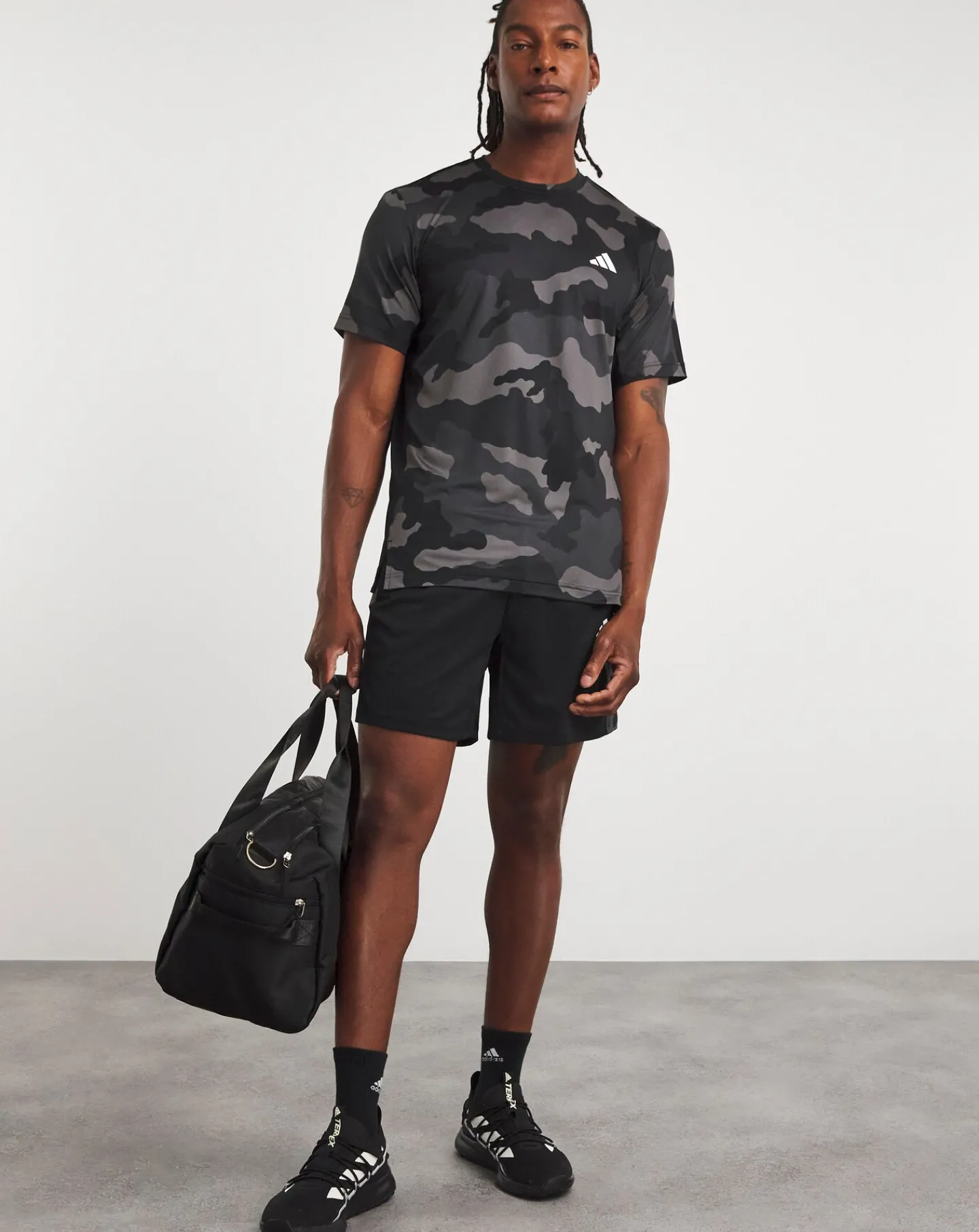 adidas Camo All Over Print T-Shirt