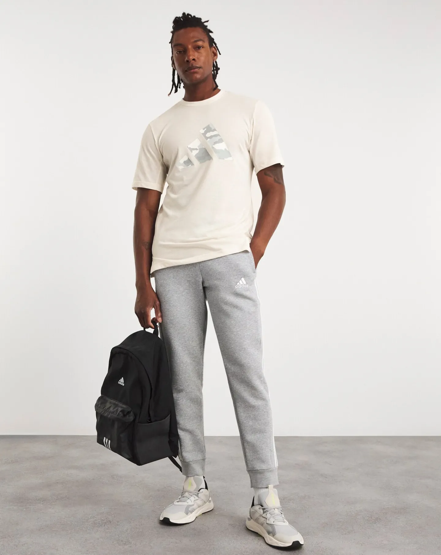 adidas Camo Big Logo T-Shirt