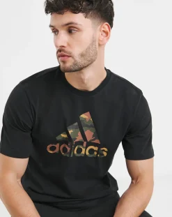 adidas Camo Logo T-Shirt