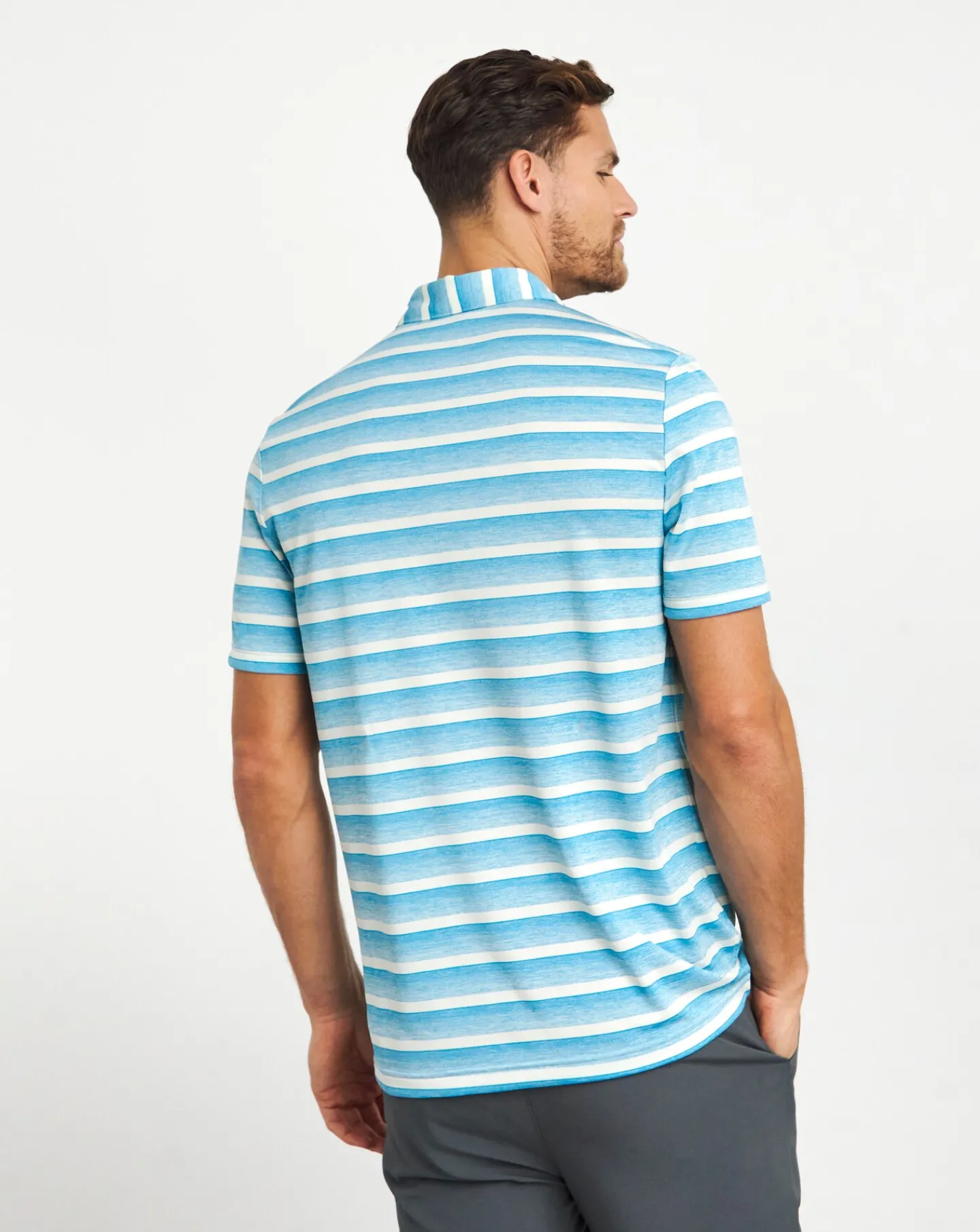 adidas Golf Stripe Polo Shirt
