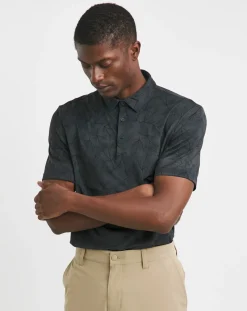 ADIDAS GOLF Ultimate365 Mesh Print Polo Shirt