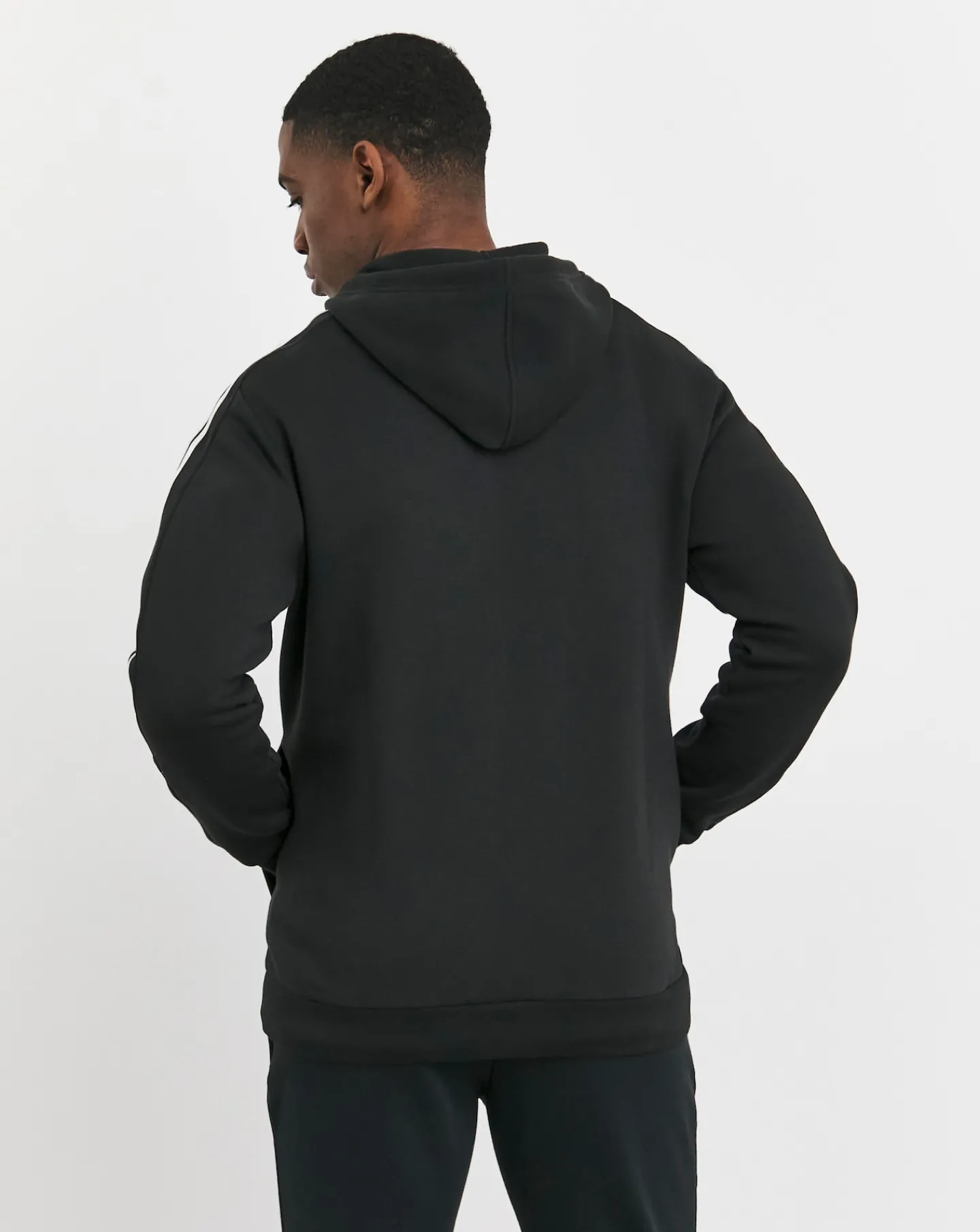 adidas 3-Stripes Fleece Full Zip Hoodie