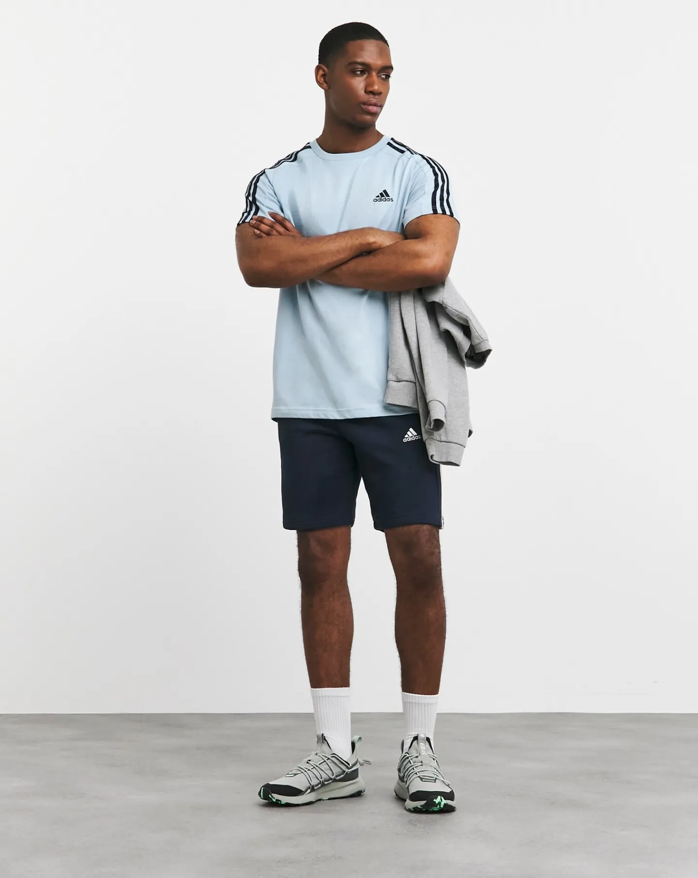 adidas 3-Stripes Fleece Short