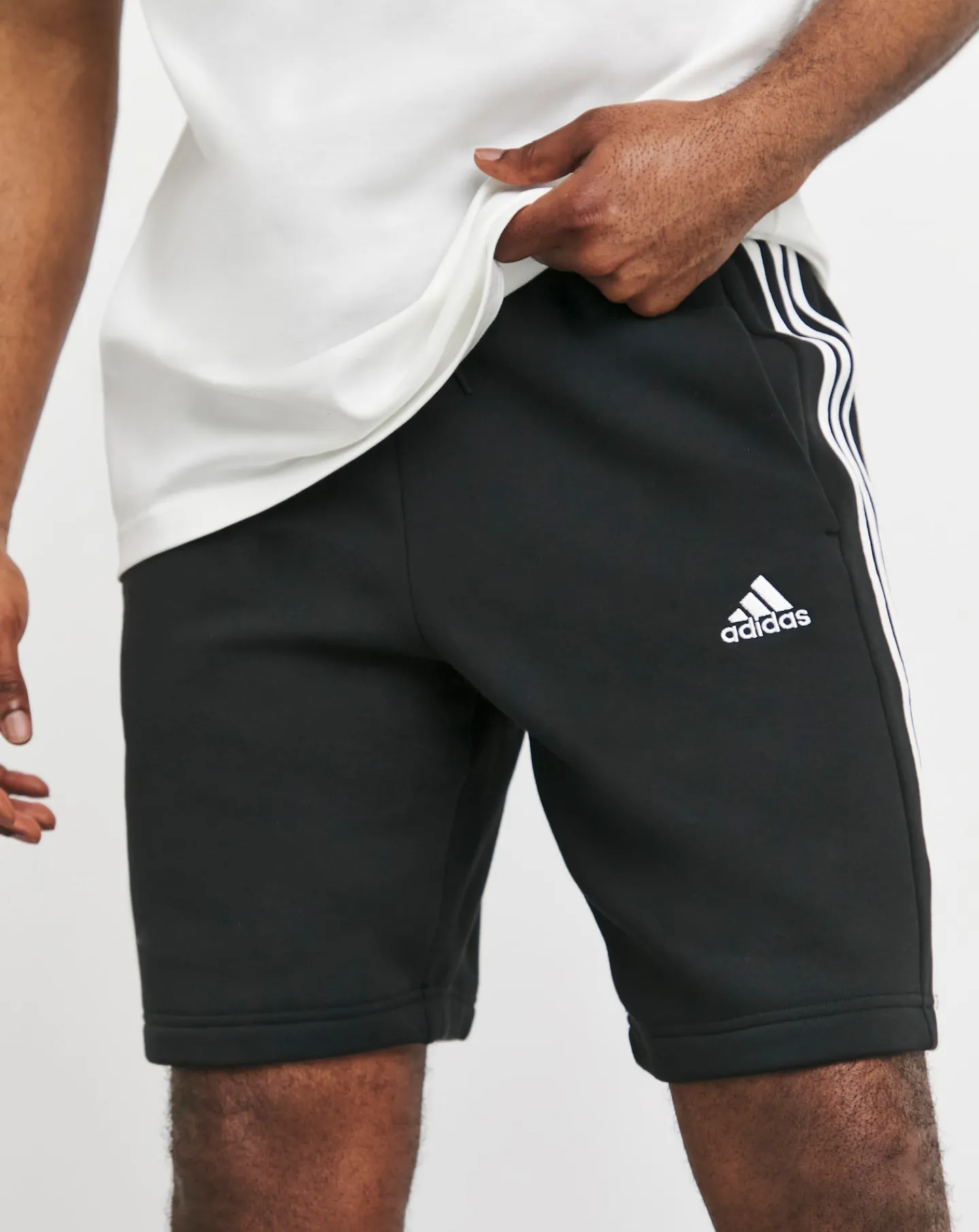 adidas 3-Stripes Fleece Short