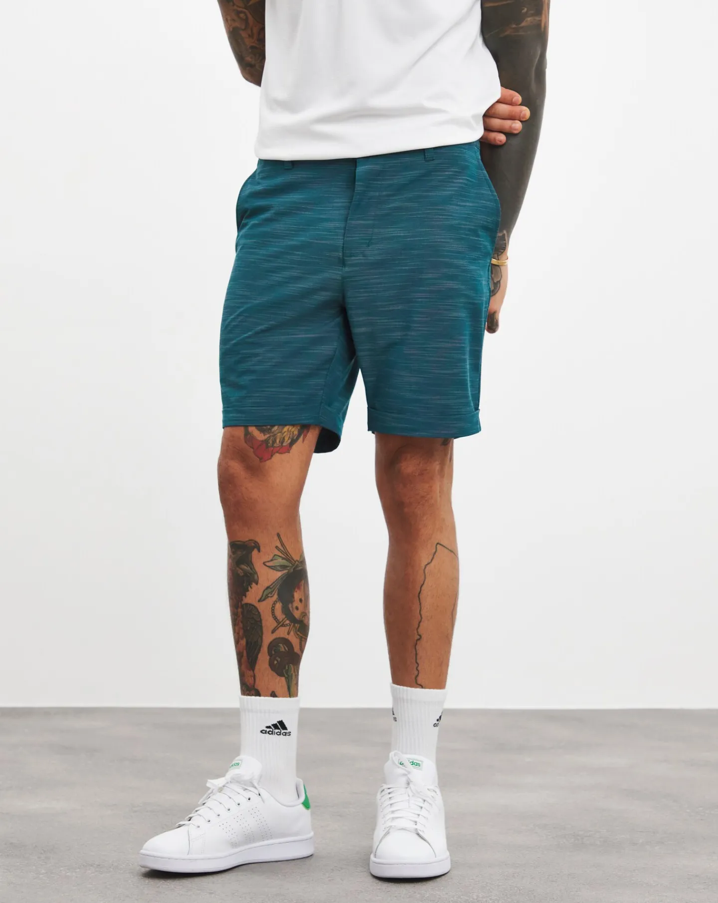 adidas Textured Cuffed Golf Short