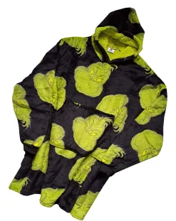 Jacamo Adults Oversize Grinch Hoodie