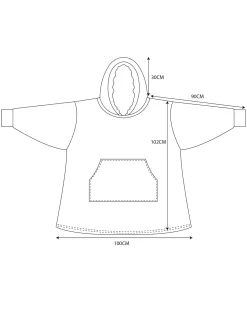 Jacamo Adults Oversize Grinch Hoodie