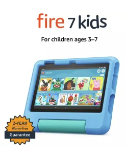 Amazon Fire 7 Kids Edition 7in 16GB Age 3-7 Tablet -