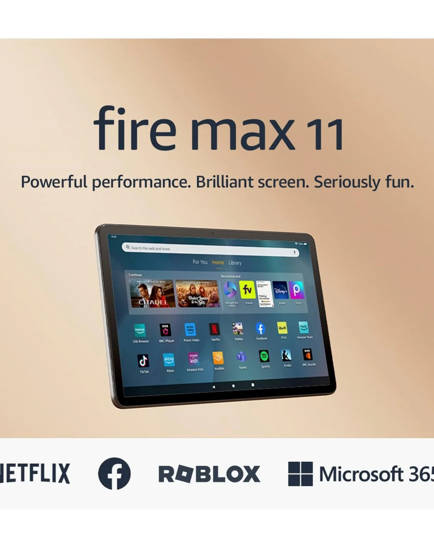 Amazon Fire Max 11in 4GB 64GB Wi-Fi Tablet -