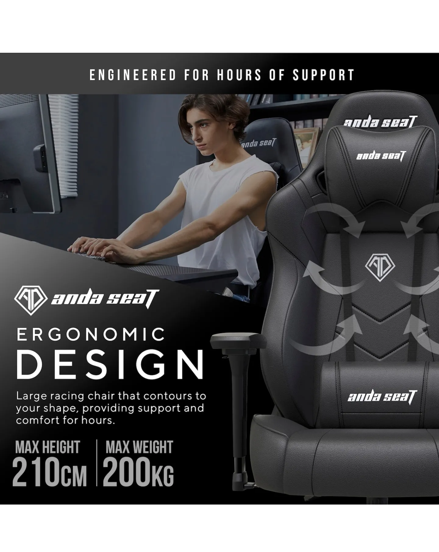 Anda Seat andaseaT Dark Demon Gaming Chair