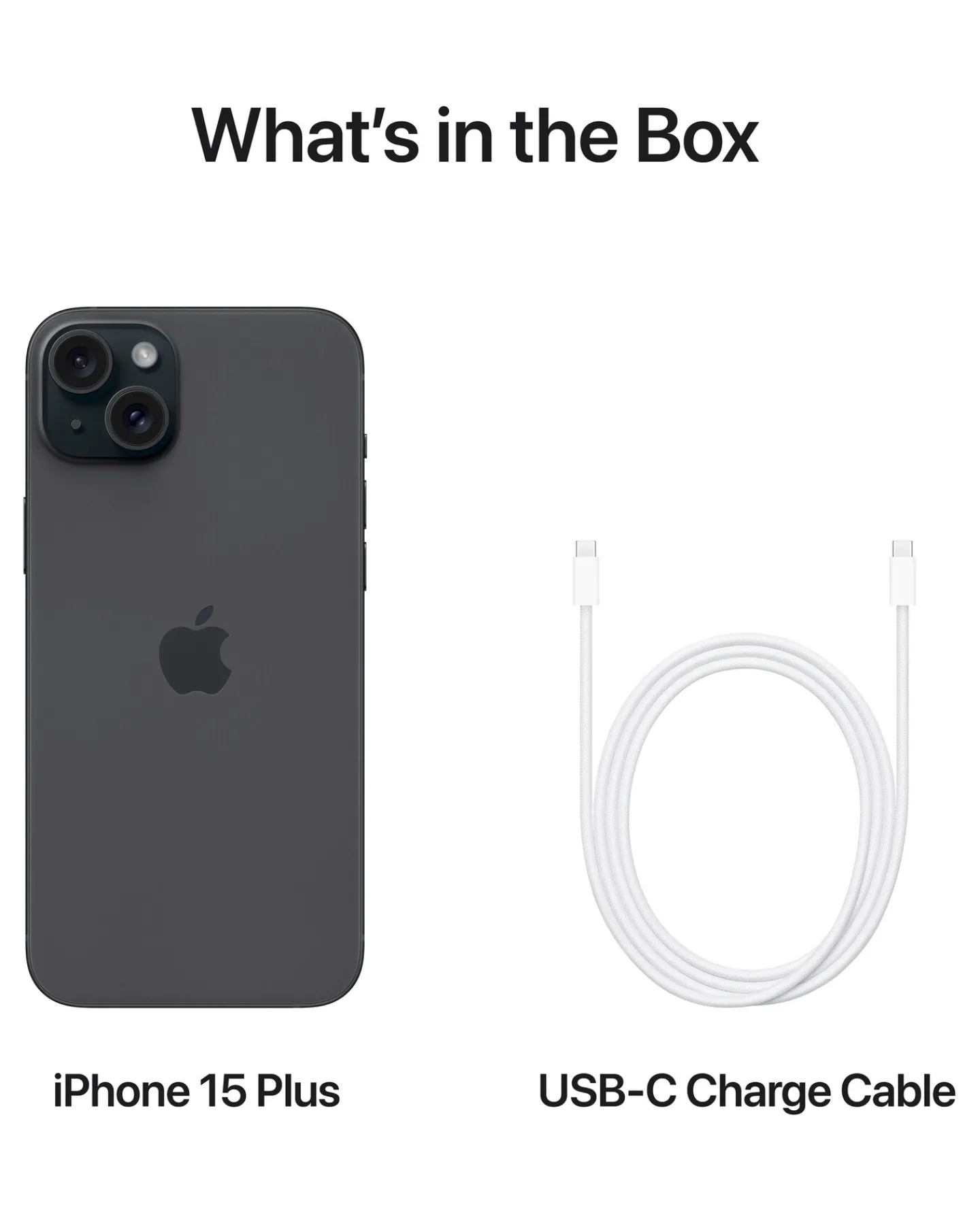 Apple iPhone 15 Plus 256GB - Black