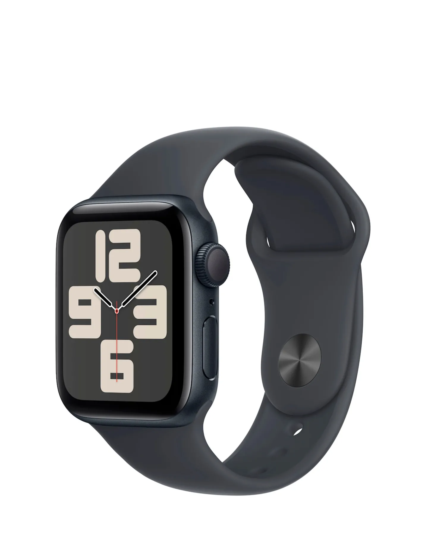 Apple Watch SE GPS 40mm Midnight Aluminium Case with Midnight Sport Band - S/M