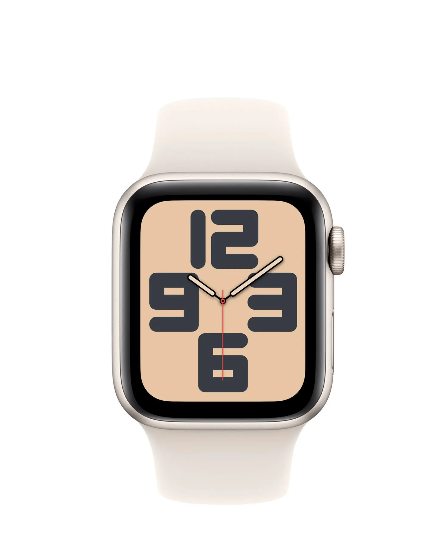 Apple Watch SE GPS 40mm Starlight Aluminium Case with Starlight Sport Band - S/M