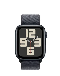 Apple Watch SE GPS/Cellular 44mm Midnight Aluminium Case with Ink Sport Loop