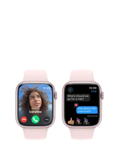 Apple Watch Series 9 GPS 45mm Aluminium Case, Light Sport Band - S/M