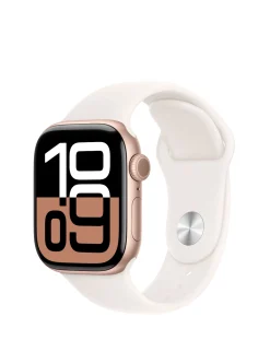 Apple Watch Series 10 GPS/Cellular 46mm Rose Gold Aluminium Case, Sport Band M/L